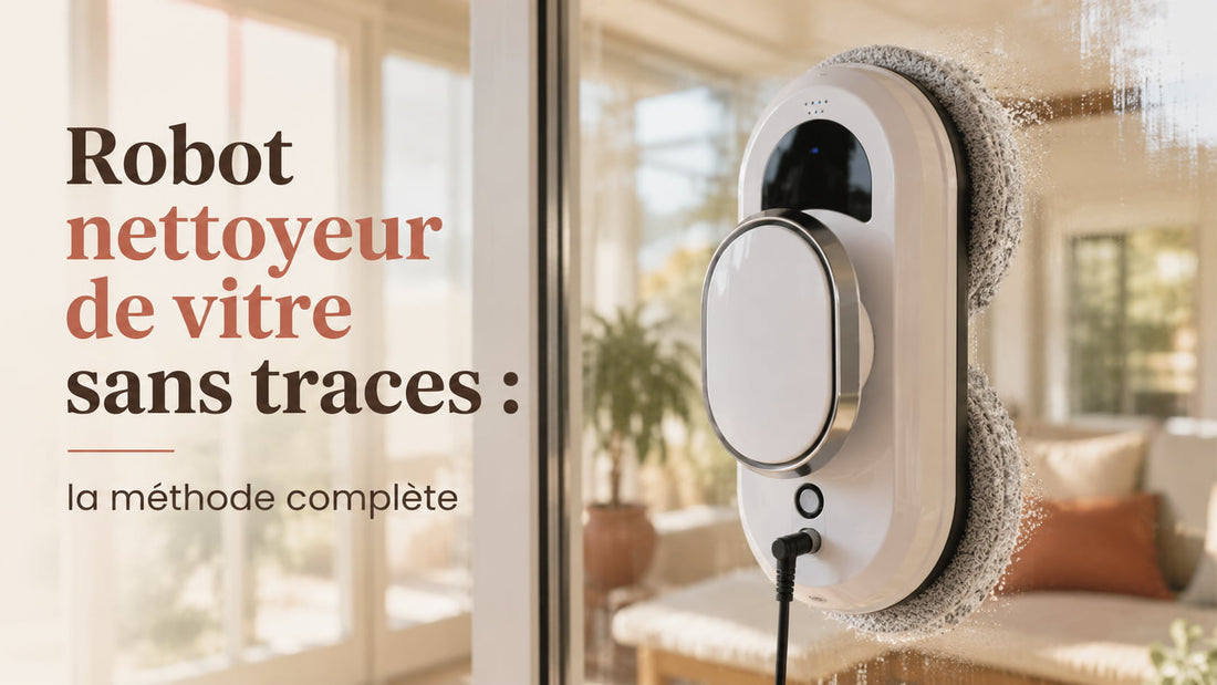 Comment utiliser un robot nettoyeur de vitre sans laisser de traces 