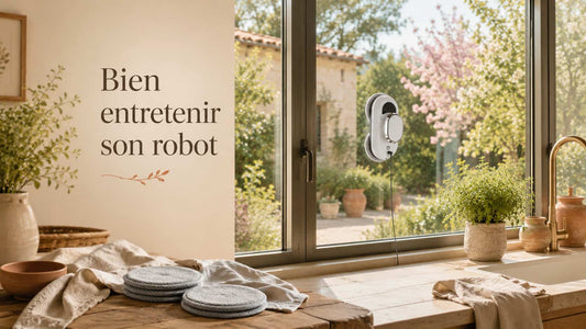 Guide d'entretien  comment garder votre robot nettoyeur de vitre plus longtemps