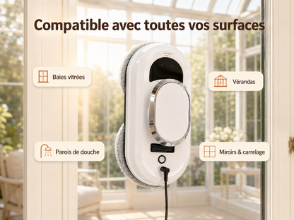 robot nettoyeur de vitre automatique - gain de temps et d'énergie au quotidien pour une maison saine