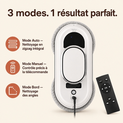 robot nettoyeur de vitre automatique - gain de temps et d'énergie au quotidien pour une maison propre